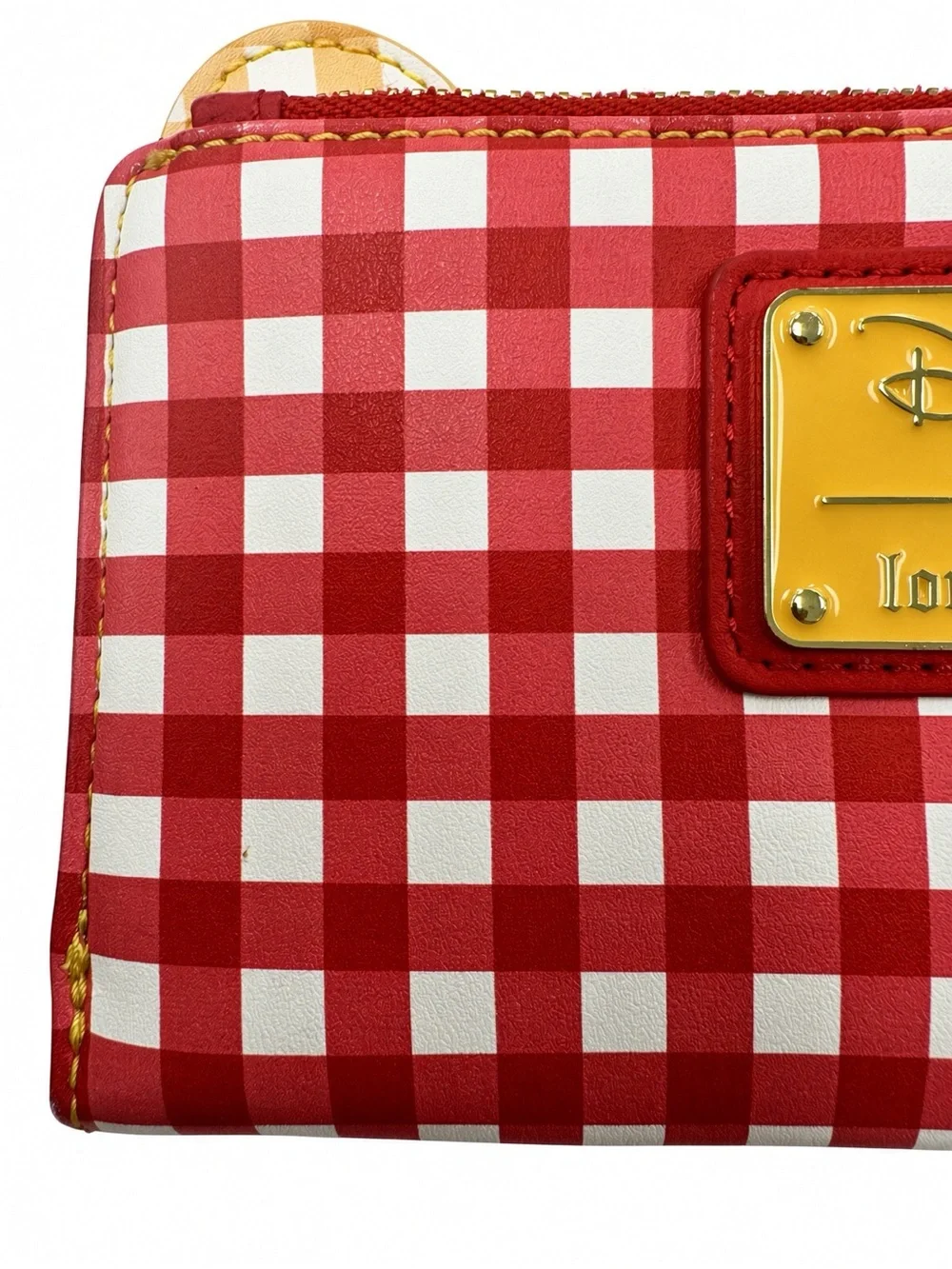 Loungefly Winnie The Pooh Gingham Zip Wallet